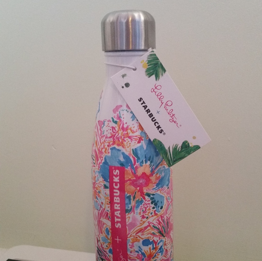 Lilly Pulitzer Starbucks S'well water bottle